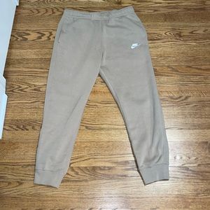 Men’s Tan Nike Joggers Size M